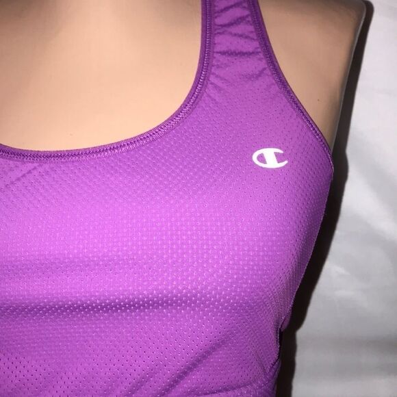 Champion Women's Athletic Sport Bra In Purple Size M - Picture 2 of 5